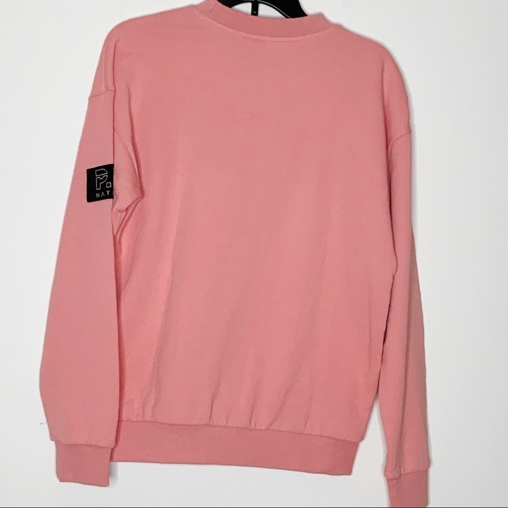 𝅺soulcycle PE NATION. Half run peach sweatshirt. S - Picture 4 of 8